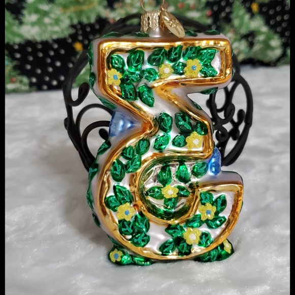 CHRISTOPHER RADKO Number 3 Christmas Holiday Seasonal ornament French Hens Birds - Picture 2 of 7